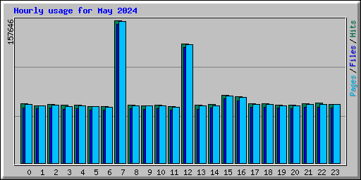 Hourly usage for May 2024